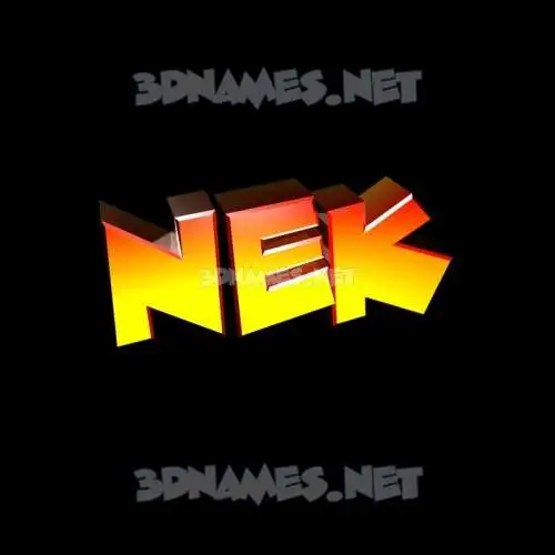 nek in Black Background style - 3D name wallpaper nek in Black Background style - 3D name wallpaper