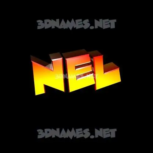 nel in Black Background style - 3D name wallpaper nel in Black Background style - 3D name wallpaper