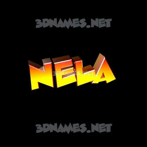 nela in Black Background style - 3D name wallpaper nela in Black Background style - 3D name wallpaper