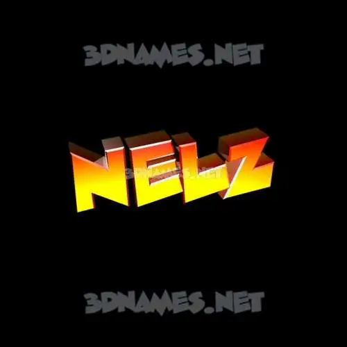 nelz in Black Background style - 3D name wallpaper nelz in Black Background style - 3D name wallpaper