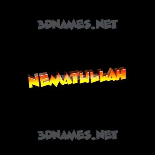 nematullah in Black Background style - 3D name wallpaper nematullah in Black Background style - 3D name wallpaper