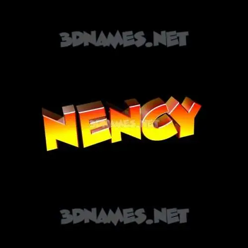 nency in Black Background style - 3D name wallpaper nency in Black Background style - 3D name wallpaper