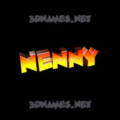 nenny in Black Background style - 3D name wallpaper nenny in Black Background style - 3D name wallpaper