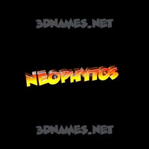 neophytos in Black Background style - 3D name wallpaper