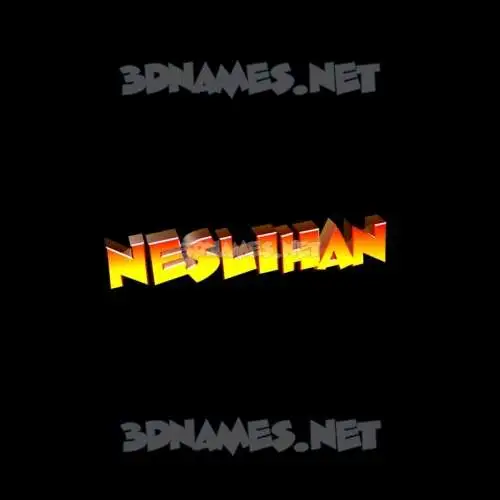 neslihan in Black Background style - 3D name wallpaper neslihan in Black Background style - 3D name wallpaper