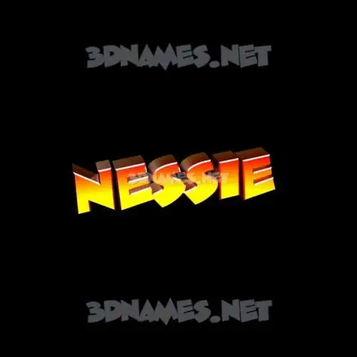 nessie in Black Background style - 3D name wallpaper nessie in Black Background style - 3D name wallpaper
