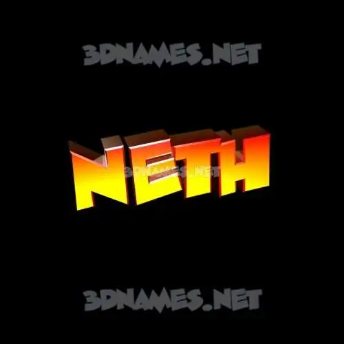 neth in Black Background style - 3D name wallpaper neth in Black Background style - 3D name wallpaper