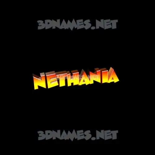 nethania in Black Background style - 3D name wallpaper nethania in Black Background style - 3D name wallpaper