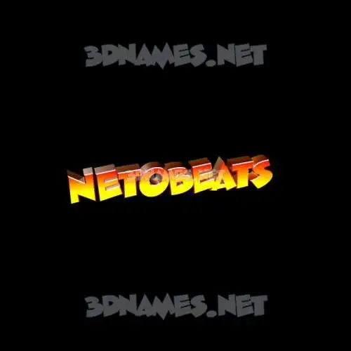 netobeats in Black Background style - 3D name wallpaper netobeats in Black Background style - 3D name wallpaper