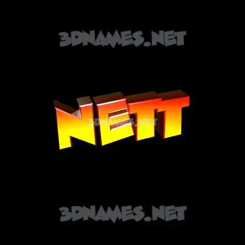 nett in Black Background style - 3D name wallpaper nett in Black Background style - 3D name wallpaper