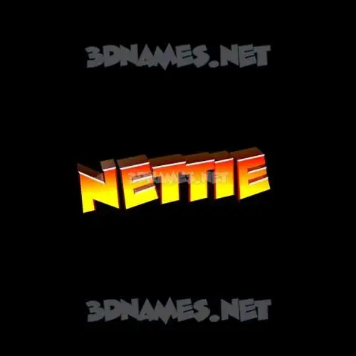 nettie in Black Background style - 3D name wallpaper nettie in Black Background style - 3D name wallpaper