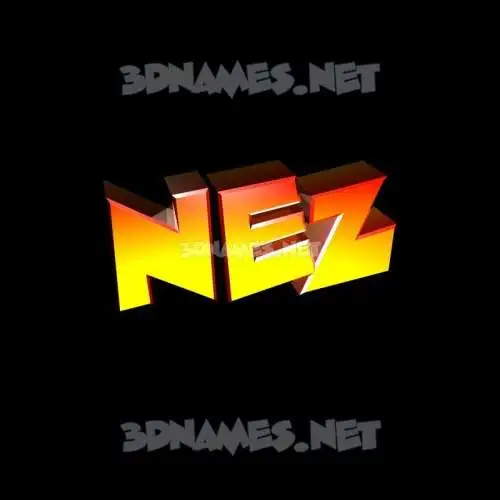 nez in Black Background style - 3D name wallpaper nez in Black Background style - 3D name wallpaper