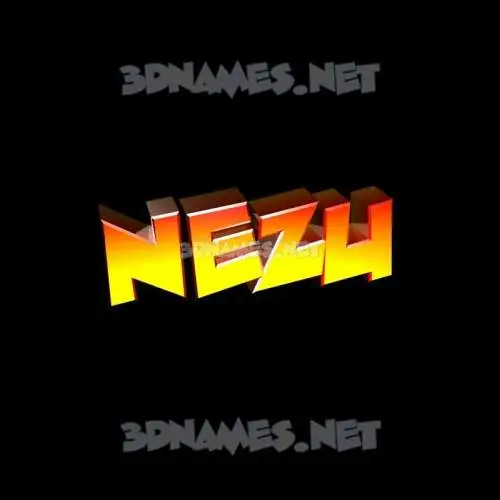 nezu in Black Background style - 3D name wallpaper nezu in Black Background style - 3D name wallpaper