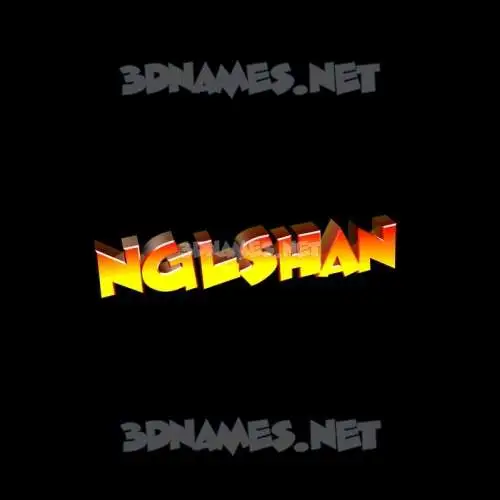 nglshan in Black Background style - 3D name wallpaper nglshan in Black Background style - 3D name wallpaper