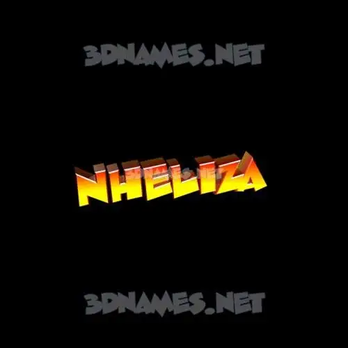 nheliza in Black Background style - 3D name wallpaper nheliza in Black Background style - 3D name wallpaper