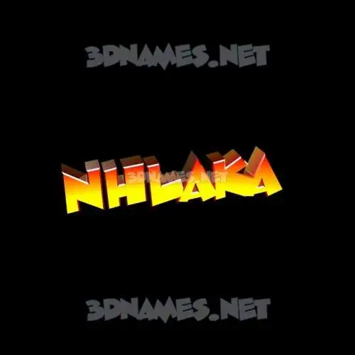 nhlaka in Black Background style - 3D name wallpaper nhlaka in Black Background style - 3D name wallpaper