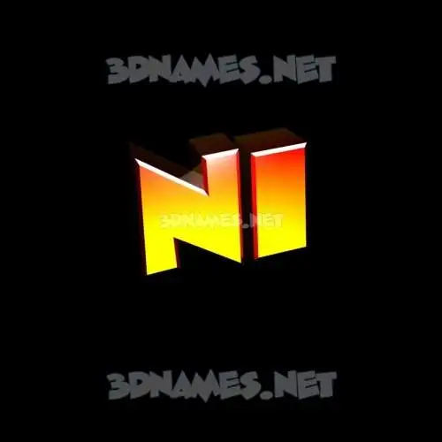 ni in Black Background style - 3D name wallpaper ni in Black Background style - 3D name wallpaper