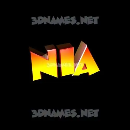 nia in Black Background style - 3D name wallpaper nia in Black Background style - 3D name wallpaper