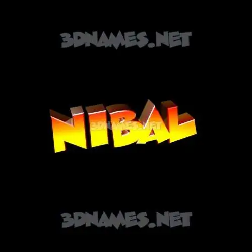 nibal in Black Background style - 3D name wallpaper nibal in Black Background style - 3D name wallpaper