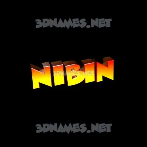 nibin in Black Background style - 3D name wallpaper nibin in Black Background style - 3D name wallpaper