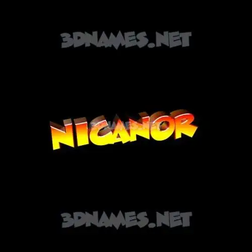 nicanor in Black Background style - 3D name wallpaper nicanor in Black Background style - 3D name wallpaper