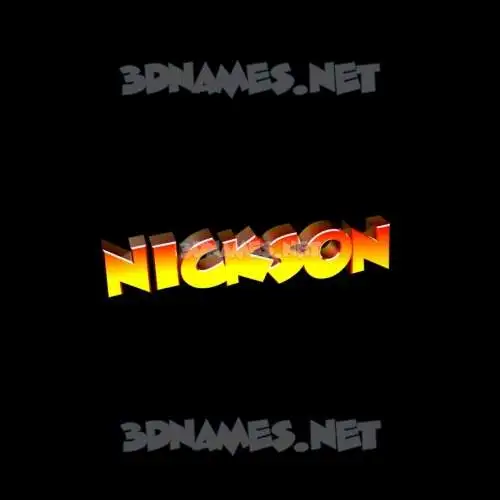 nickson in Black Background style - 3D name wallpaper nickson in Black Background style - 3D name wallpaper