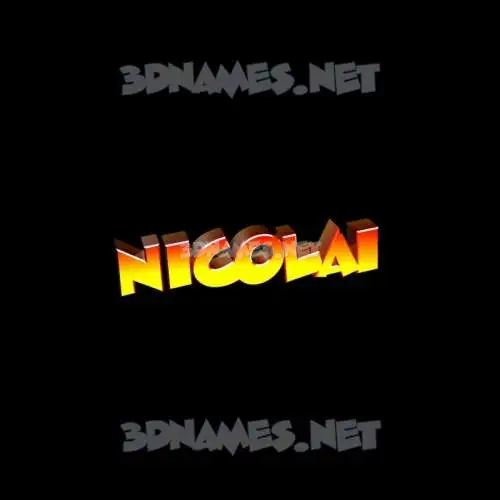 nicolai in Black Background style - 3D name wallpaper nicolai in Black Background style - 3D name wallpaper