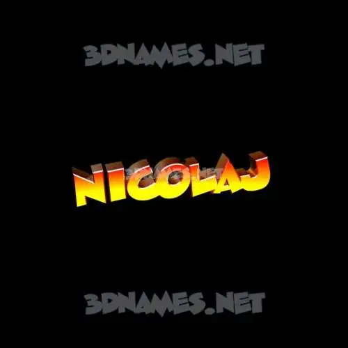 nicolaj in Black Background style - 3D name wallpaper nicolaj in Black Background style - 3D name wallpaper
