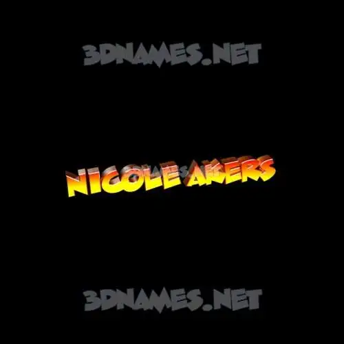 nicole akers in Black Background style - 3D name wallpaper nicole akers in Black Background style - 3D name wallpaper