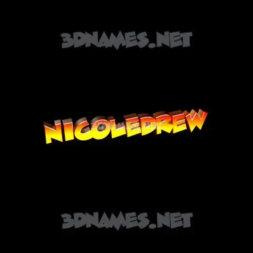 nicoledrew in Black Background style - 3D name wallpaper nicoledrew in Black Background style - 3D name wallpaper