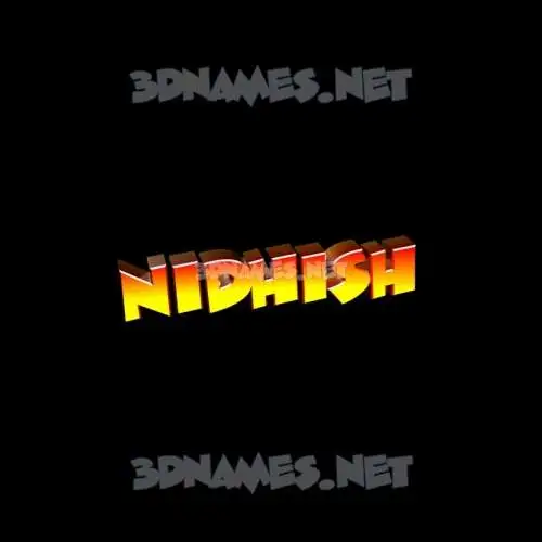 nidhish in Black Background style - 3D name wallpaper nidhish in Black Background style - 3D name wallpaper