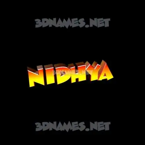nidhya in Black Background style - 3D name wallpaper nidhya in Black Background style - 3D name wallpaper