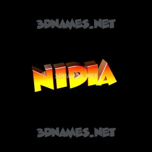 nidia in Black Background style - 3D name wallpaper nidia in Black Background style - 3D name wallpaper