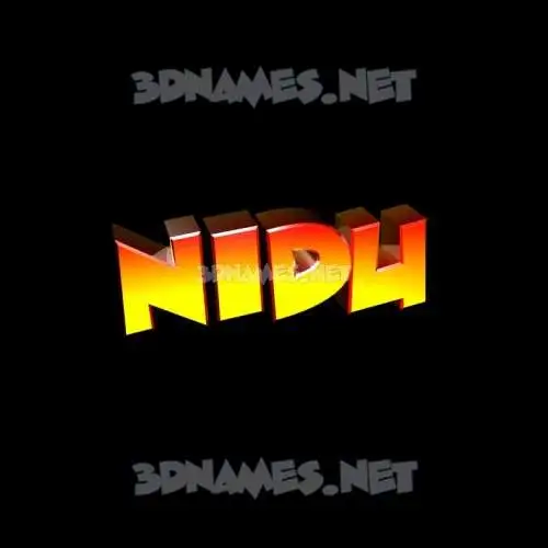 nidu in Black Background style - 3D name wallpaper nidu in Black Background style - 3D name wallpaper