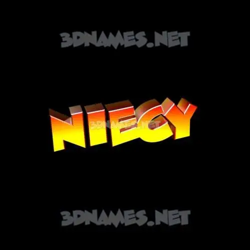 niecy in Black Background style - 3D name wallpaper niecy in Black Background style - 3D name wallpaper