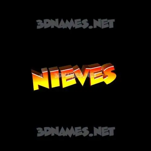 nieves in Black Background style - 3D name wallpaper nieves in Black Background style - 3D name wallpaper