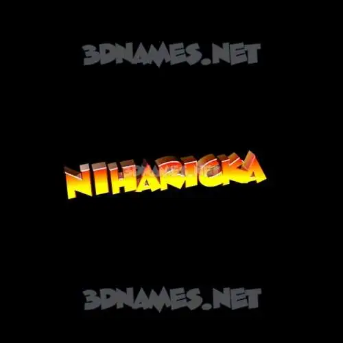 niharicka in Black Background style - 3D name wallpaper niharicka in Black Background style - 3D name wallpaper