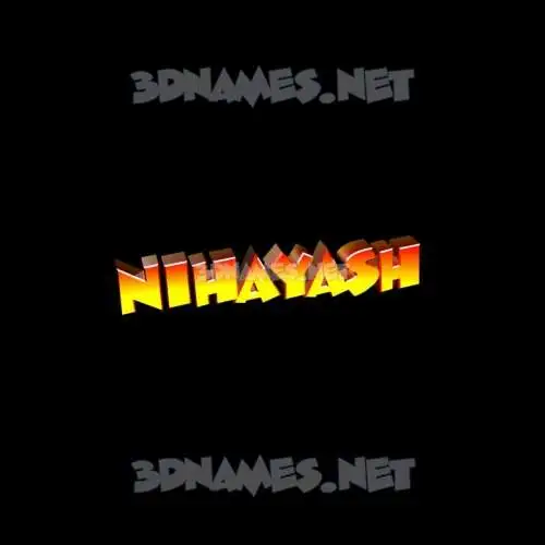 nihayash in Black Background style - 3D name wallpaper nihayash in Black Background style - 3D name wallpaper