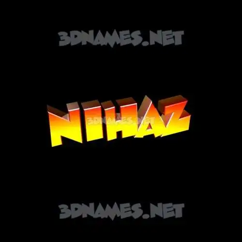 nihaz in Black Background style - 3D name wallpaper nihaz in Black Background style - 3D name wallpaper