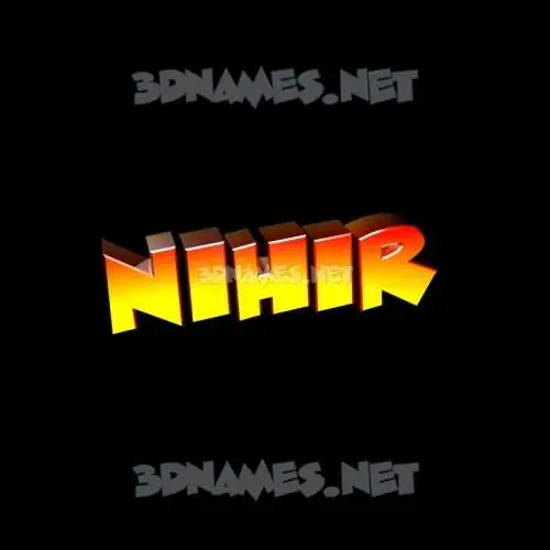 nihir in Black Background style - 3D name wallpaper nihir in Black Background style - 3D name wallpaper