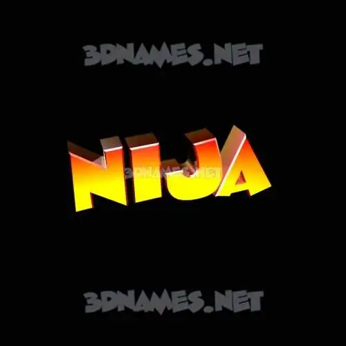 nija in Black Background style - 3D name wallpaper nija in Black Background style - 3D name wallpaper