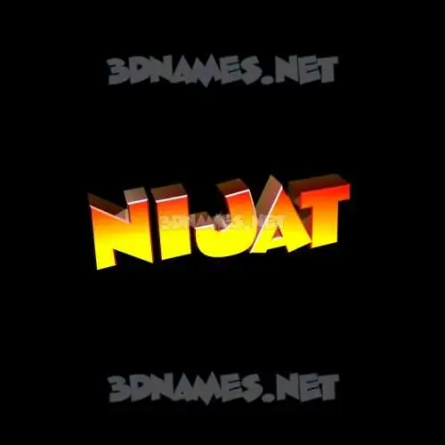 nijat in Black Background style - 3D name wallpaper nijat in Black Background style - 3D name wallpaper