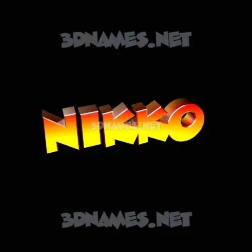 nikko in Black Background style - 3D name wallpaper nikko in Black Background style - 3D name wallpaper