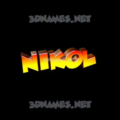 nikol in Black Background style - 3D name wallpaper nikol in Black Background style - 3D name wallpaper