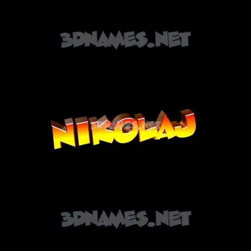 nikolaj in Black Background style - 3D name wallpaper nikolaj in Black Background style - 3D name wallpaper