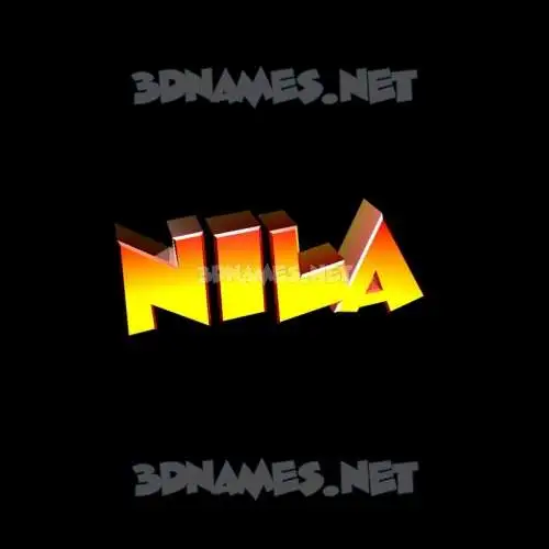 nila in Black Background style - 3D name wallpaper nila in Black Background style - 3D name wallpaper