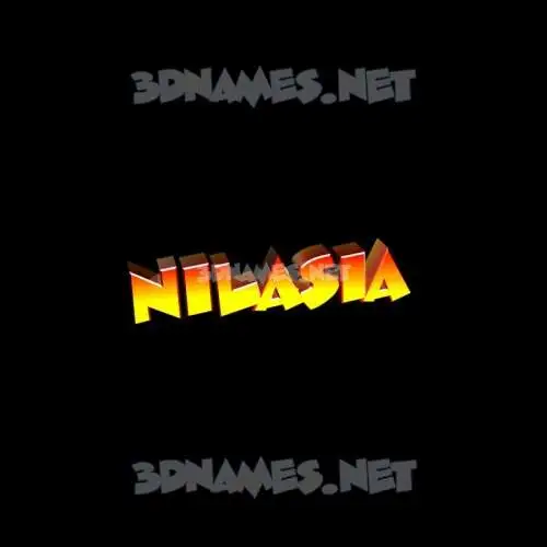 nilasia in Black Background style - 3D name wallpaper nilasia in Black Background style - 3D name wallpaper