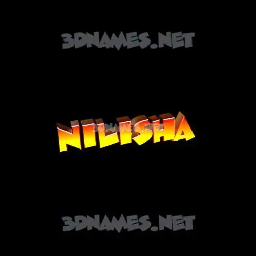 nilisha in Black Background style - 3D name wallpaper nilisha in Black Background style - 3D name wallpaper