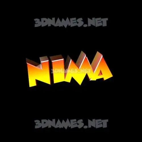 nima in Black Background style - 3D name wallpaper nima in Black Background style - 3D name wallpaper