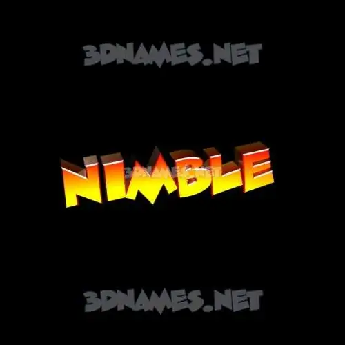 nimble in Black Background style - 3D name wallpaper nimble in Black Background style - 3D name wallpaper